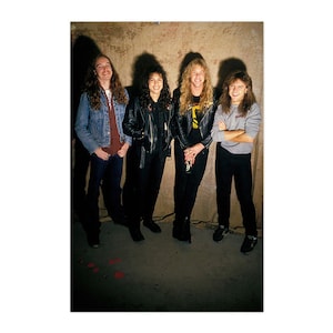 Metallica Vintage Band Poster – Vertical Retro Rock Art – Heavy Metal Wall Print – 40x60 / 60x90 cm