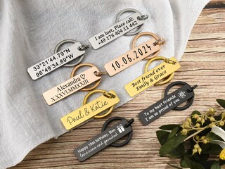 Portachiavi Personalizzato Con Incisione: "Guida Con Cura, Ho Bisogno Di Te" - Regalo Significativo Per Coppie, Fidanzati E Amici