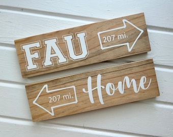 Personalized College Dorm Sign, First Time in College Gift, Graduation Gift Decor, Parent of Graduate Gift, College Decor, No Nails