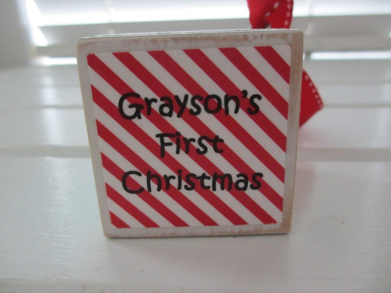 The Tree Lot Baby/'s First Christmas Ornament