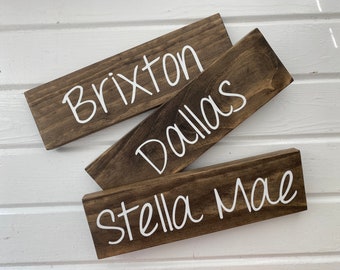 Kids Door Sign, Wood Name Sign, Kids Name Sign, Kids Bedroom, New House Gift, Boy Sign, Girl Sign, Farmhouse Style Sign, Nursery Door Sign
