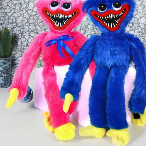 Huggy Wuggy Stuffed Plush Toy Horror Doll - Scary Soft Peluche Toys For Boys, Children Gift