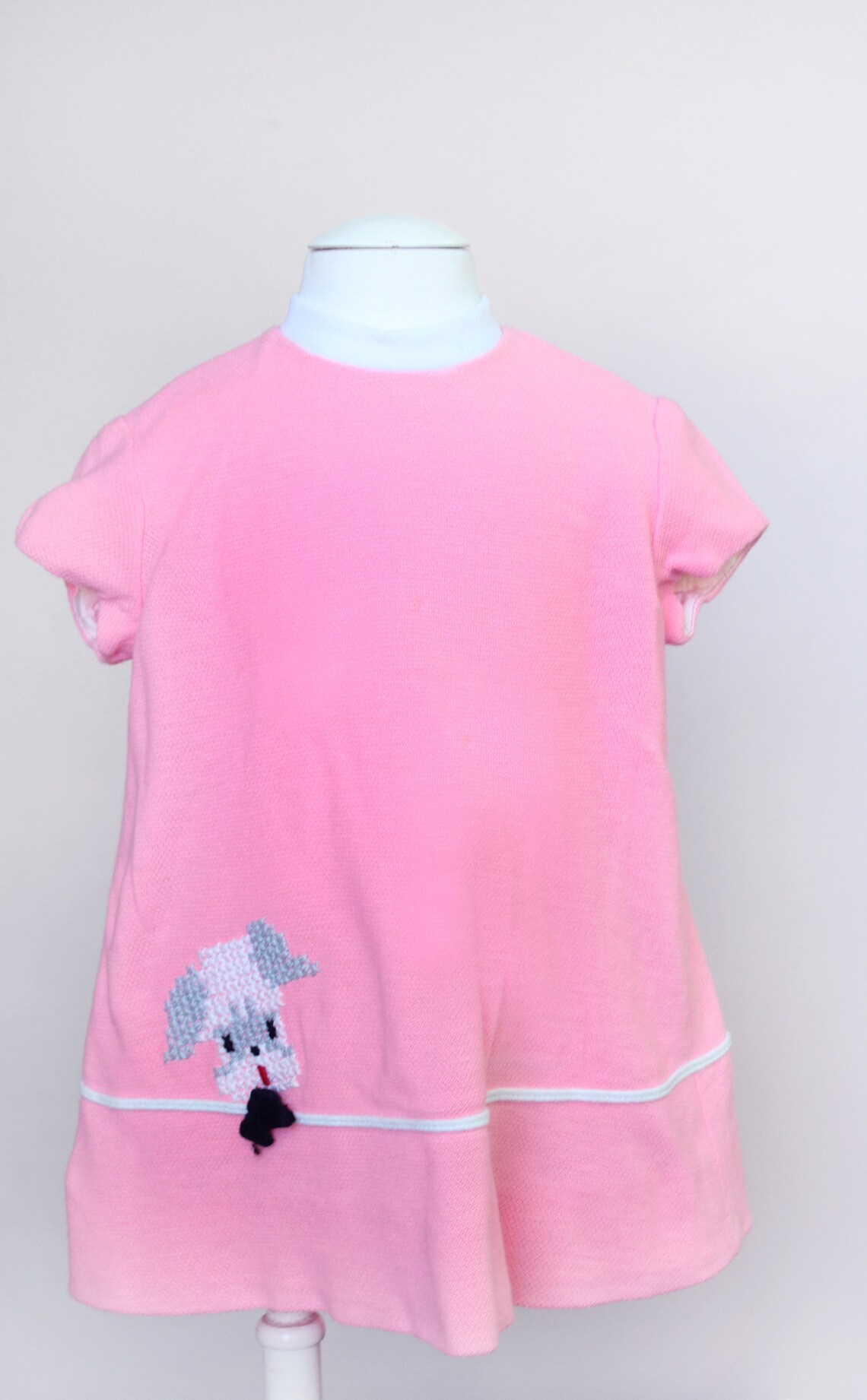 Vintage Toddler Dress / Vintage Pink Puppy Ruth of Carolina | Etsy