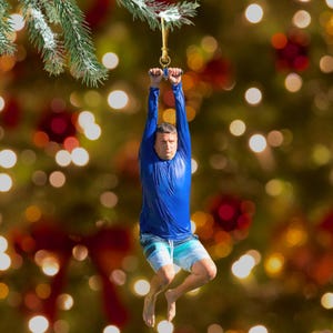 Tim Robinson Zipline Ornament, I Think You Should Leave, Acrylic Ornament