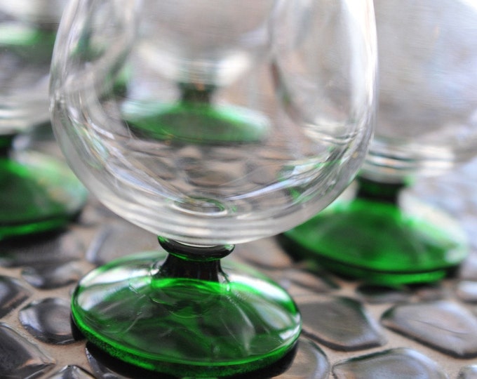 Vintage Mid Century Modern Cordial Glasses Etsy