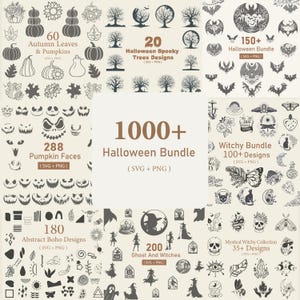 HALLOWEEN SVG, Halloween Bundle, Halloween , Spooky Season Png, Fall svg, Halloween Cut Files For Cricut, Halloween Clipart, Cute ghost SVG
