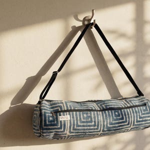 Grand Sac En Coton Fait Main Pour Tapis De Yoga - Motif Mandala, Bandoulière Réglable, Fabrication Artisanale Indienne, Neuf