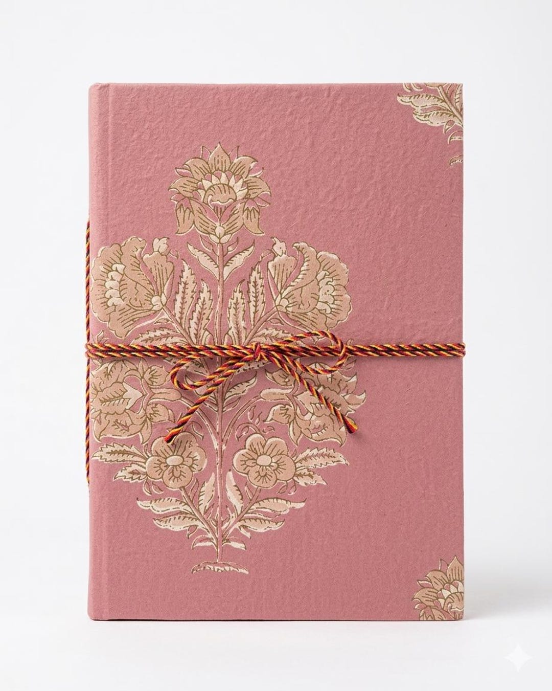 Indian Handmade Block Print Notebook | Artisan Journal 10x7 | Recycled ...