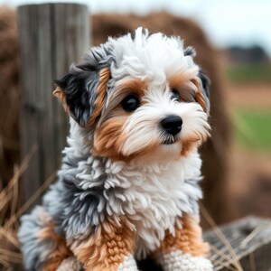 Australian Shepherd Amigurumi Pattern - UK Terms - Unique and Characterful Dog Breeds
