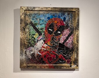 Deadpool Mosaik Gemälde
