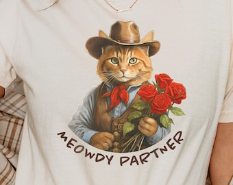 Western Cowboy Cat Hawaiian Shirt for Men Women Youth, Vintage