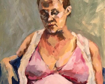 Original OOAK portrait painting