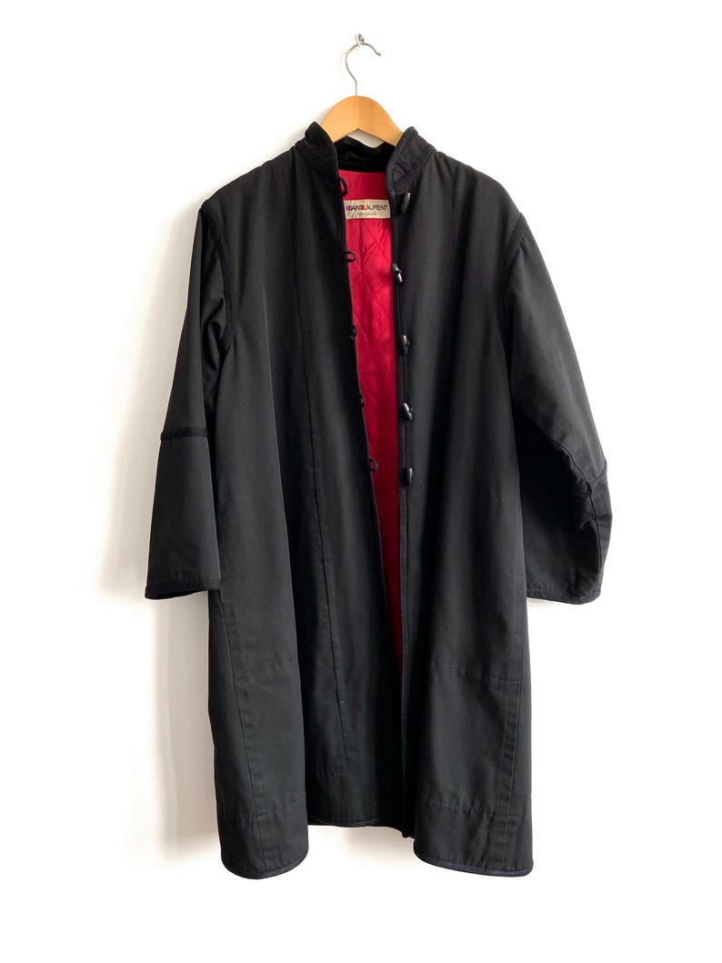 Saint Laurent rive gauche - Cotton canvas coat image 3