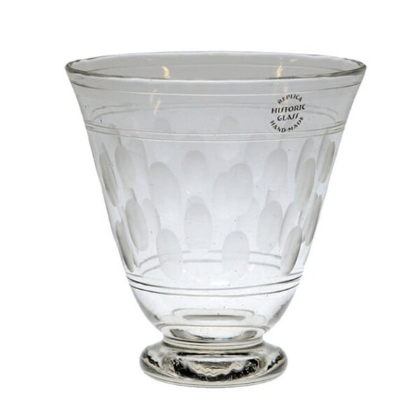 Hand Blown Roman cut beaker, Öremölla cup drinking glass