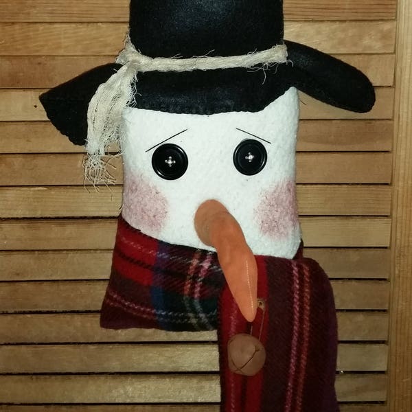 Snowman Wall Decor | Snowman | Primitive Snowman | Winter Decor | Christmas Decoration | Primitive Decor | Snowman Doll | Folk Art