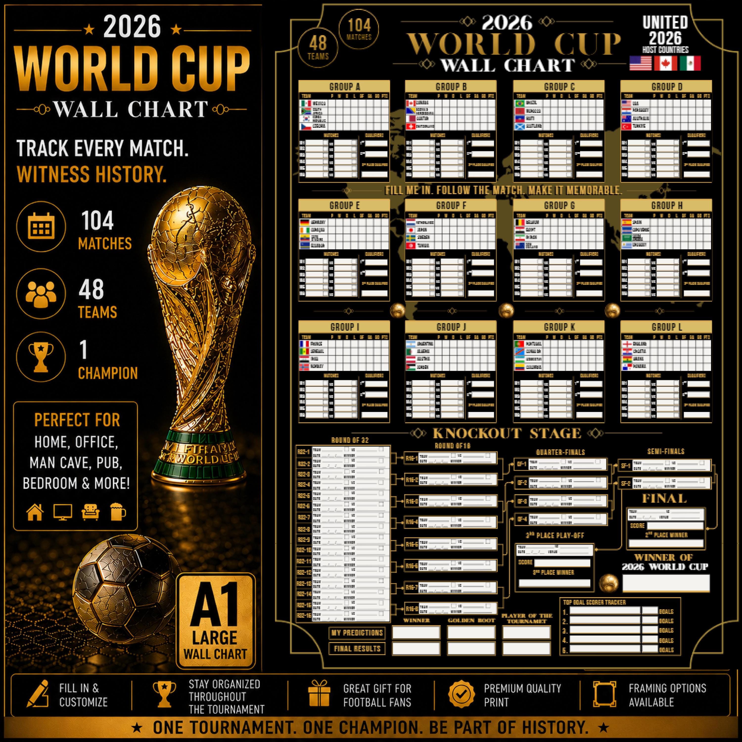 World Cup A1 Print - Etsy