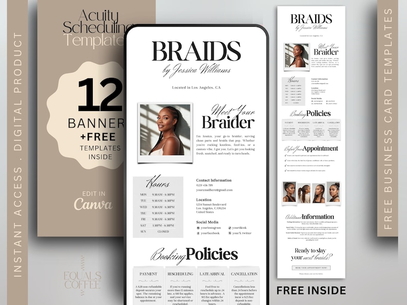 Braid Acuity Template Hair Scheduling Template Acuity Braiding Website Template Canva Business Braid Booking Site Templates Acuity Website acuity template braid acuity website braider template braid website acuity braider acuity booking site acuity template canva acuity website banners hairstylist acuity site salon schedule page hair acuity booking template hair acuity scheduling lavender acuity template black acuity template minimalist acuity template