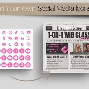 Wig Class Flyers, Lace Wig Class Flyer Template, Wig Install Training Course Flyer Wig Installation Masterclass Flyer 1 on 1 Wig Class wig install flyer wig installation 1 on 1 wig class wig install training wig master class lace melt lace wig class course flyer class flyer masterclass flyer wig class wig class flyers hair class flyer