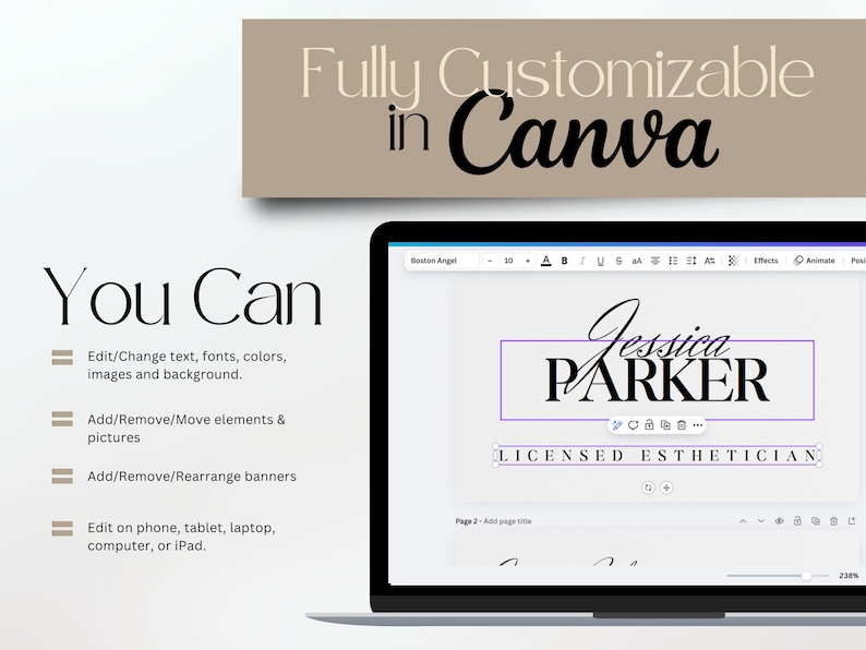 "Esthetician Business Card Template simple Business Card Design Bundle, Licensed Esthetician QR Code Card, Loyalty Card Referral Card Gift Card
 simple business card simple card hair stylist hairstylist hair salon business card qr business car"