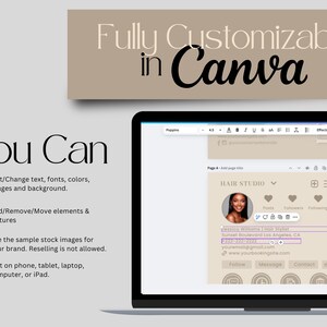 minimalist Beige IG Business Card Template Canva DIY Instagram Business Cards Hair Business Cards Design Nail QR Code Cards Calling Card Canva Template minimalist business card instagram card beauty business card hairstylist cards hairstylist business card template