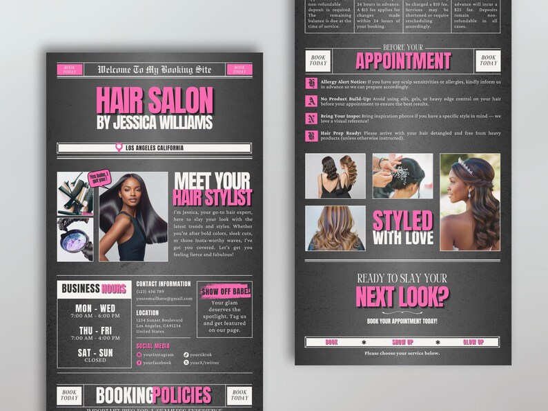 Hairstylist Acuity Website Template Hair Acuity Booking Site Template Schedule Canva Acuity Scheduling Hair Stylist Website Hair Business acuity website diy acuity site black acuity hair acuity booking site black booking site acuity template acuity scheduling acuity website diy acuity site black acuity hair acuity booking site black booking site acuity template acuity website black booking website
