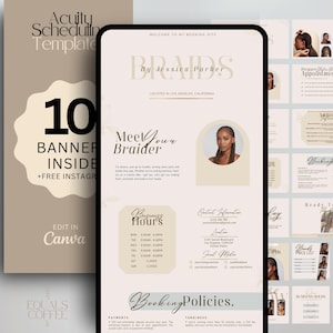 Boho Acuity Template Braiders Booking Template For Braids Acuity Scheduling Template Braids Website Templates Booking Braid Acuity Sites