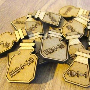 D&D-dryck av helande tokens