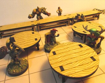 Fantasy Terrain: Wirtshaus Tische