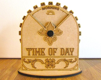 Time of Day Tracker (for D&D, Daggerheart, Pathfinder, etc.)