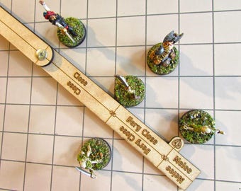 Collapsible Daggerheart Range Ruler | Distance Measuring Tool for Daggerheart