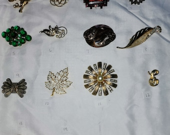 Vintage Brooch Lot 5