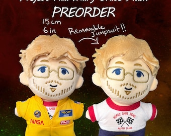 PREORDER: Project Hail Mary 15cm Grace Plush and Rocky Keychain Bundle