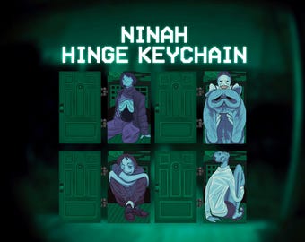 No, I'm Not A Human Hinge Keychain