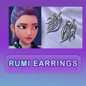 K-Pop Demon Hunter Rumi Cosplay Earrings