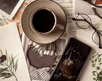 Flatlay art photography