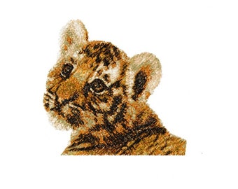 Tiger Cub Photostitch Design