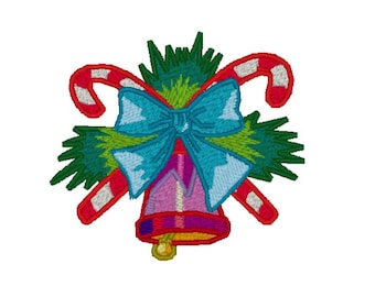 Motif de broderie cloche de Noël