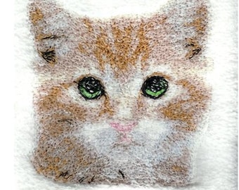 Marmalade Kitty Embroidery Design