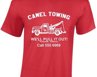 Camel towing mens t shirt funny rude quality design great gift present s-5xl Funny Cool Gift Present Idea Joke Top Dad Husband Boyfriend