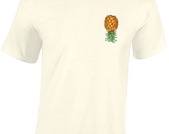 Upside down pineapple lb mens t shirt swingers swinging rude casual summer top Sarcastic Comedy Gift Idea Dad Husband