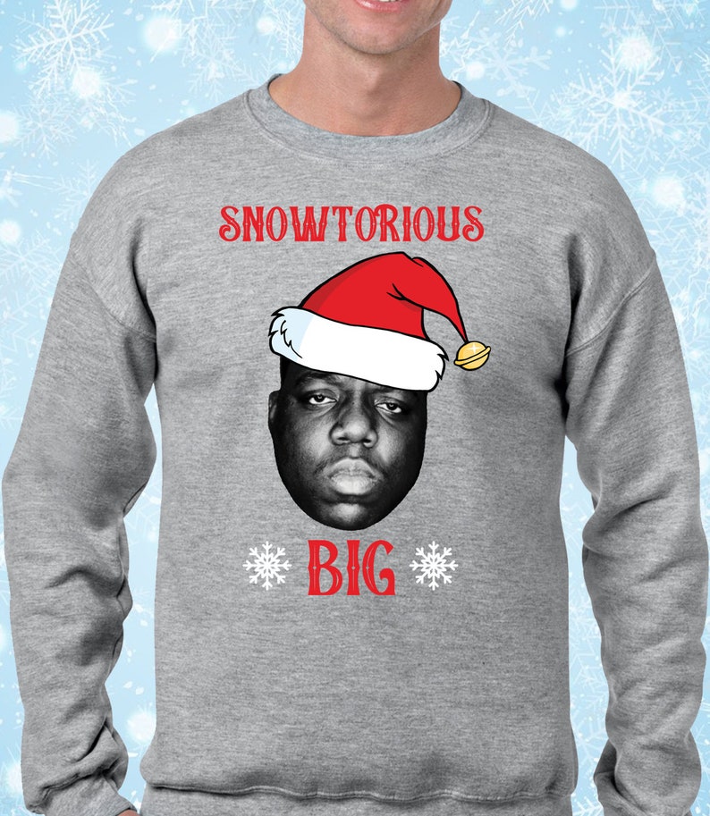 Snowtorious Big Christmas Jumper Funny Rapper Joke Xmas Design Top — free download