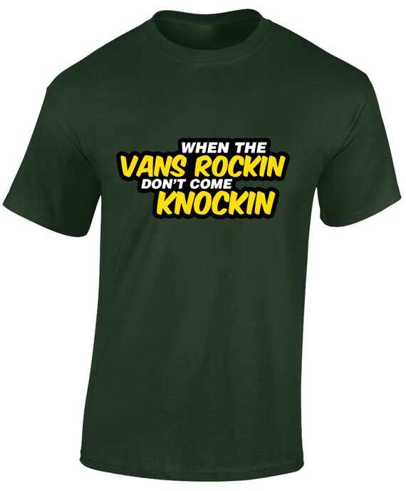 When the Vans Rockin Mens T Shirt Camper Van Camping Clothing Cool