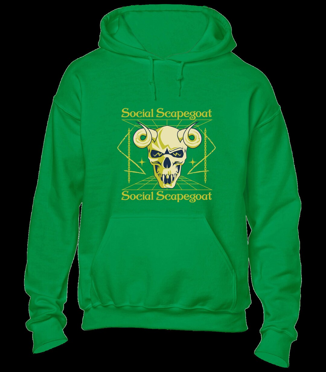 Social Scapegoat Hoody Hoodie Cool Devil Demon Goat Design
