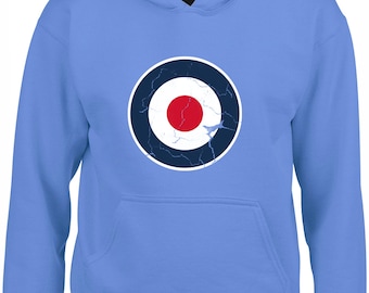 Raf distressed hoody hoodie royal air force retro army military fashion pride Funny Mens Kids Boys Top Gift Idea Present