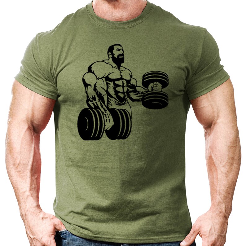 Bicep curls gym t-shirt mens gym clothing | workout training vest bodybuilding Gym Fitted Tops Bodybuilding Weightlifting immagine 9