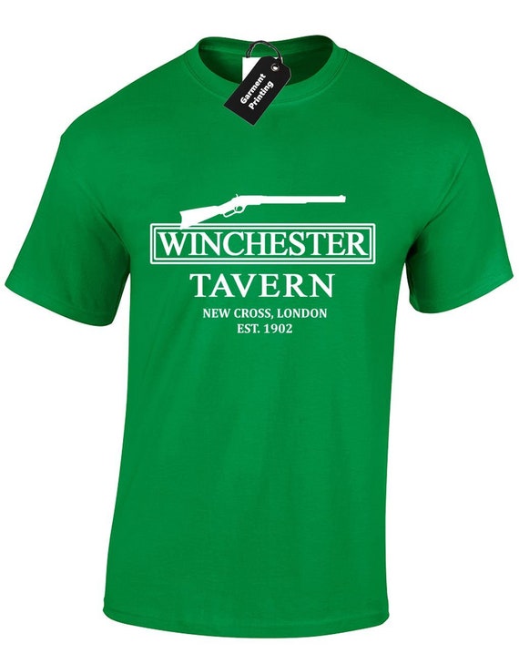 Winchester Tavern Mens T Shirt Cornetto Trilogy Rifle Pegg Frost