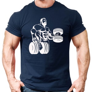 Bicep curls gym t-shirt mens gym clothing | workout training vest bodybuilding Gym Fitted Tops Bodybuilding Weightlifting immagine 7