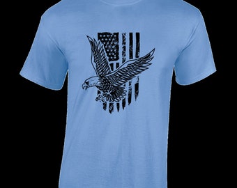 Black eagle usa mens t shirt Kids american eagle military army design top