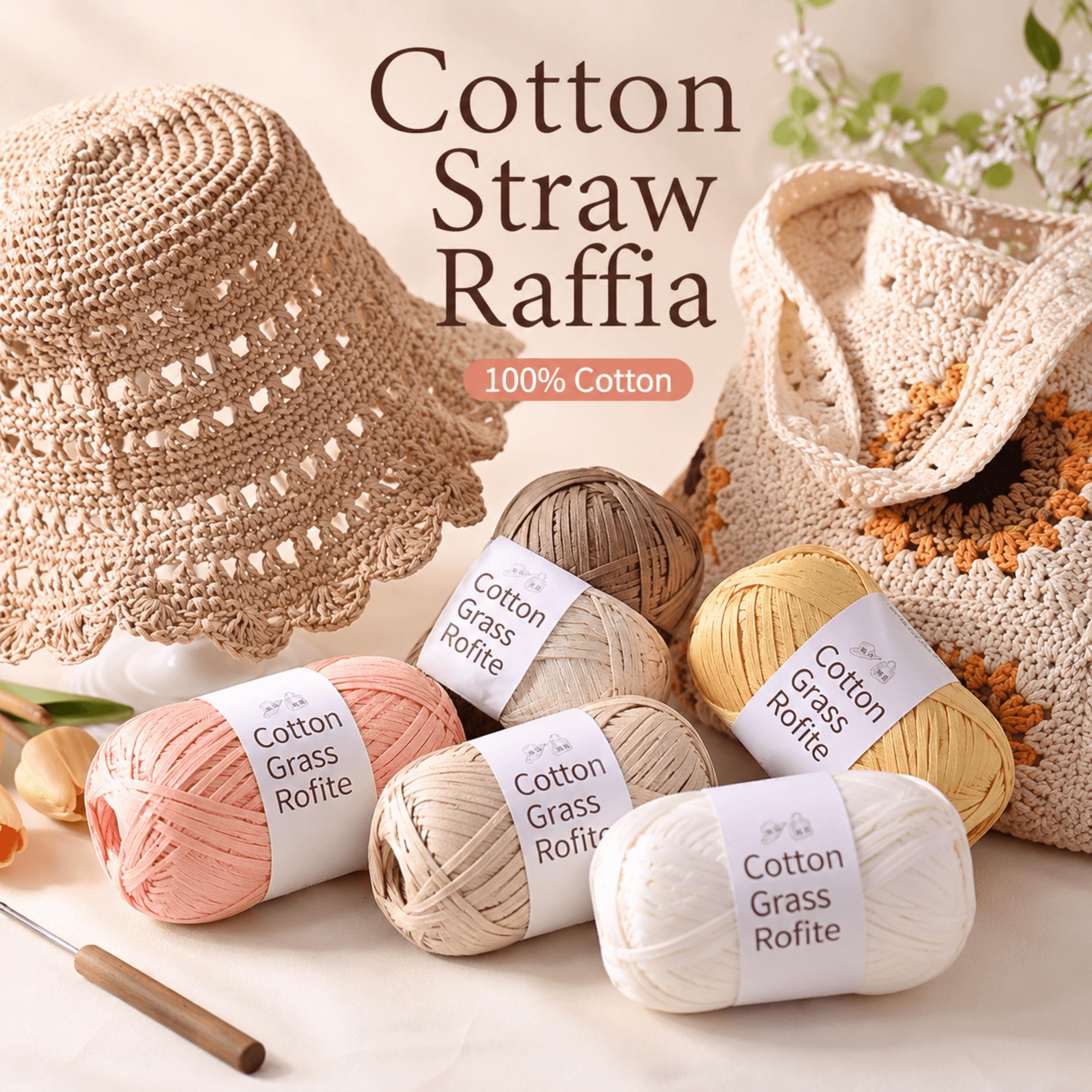 Straw Yarn - Etsy