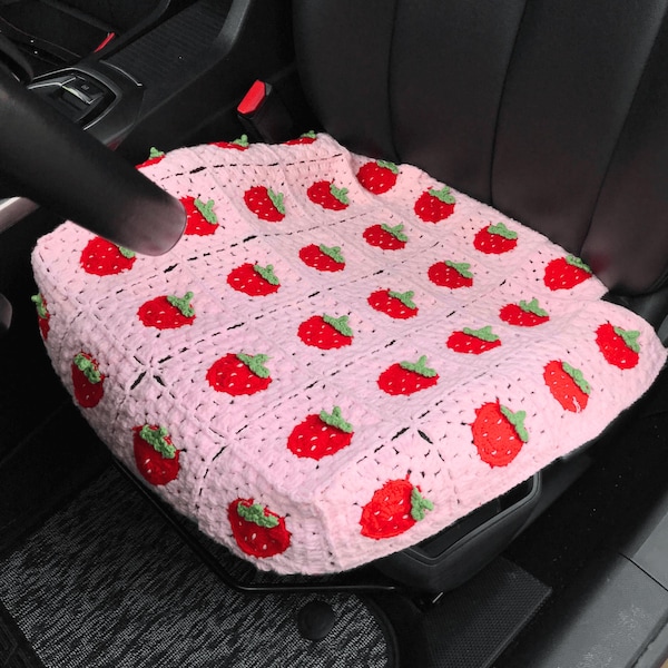 Crochet Seat Cover Etsy